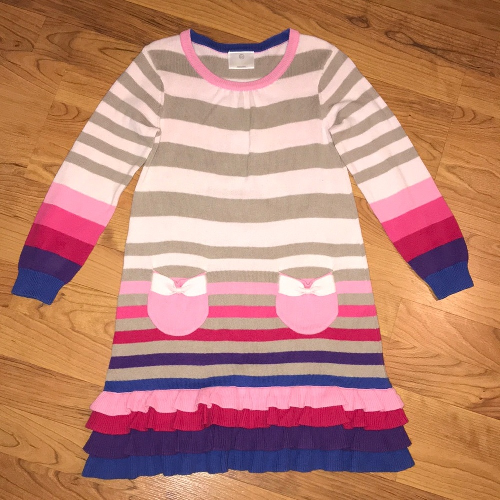 Hanna Anderson knitted dress size 120